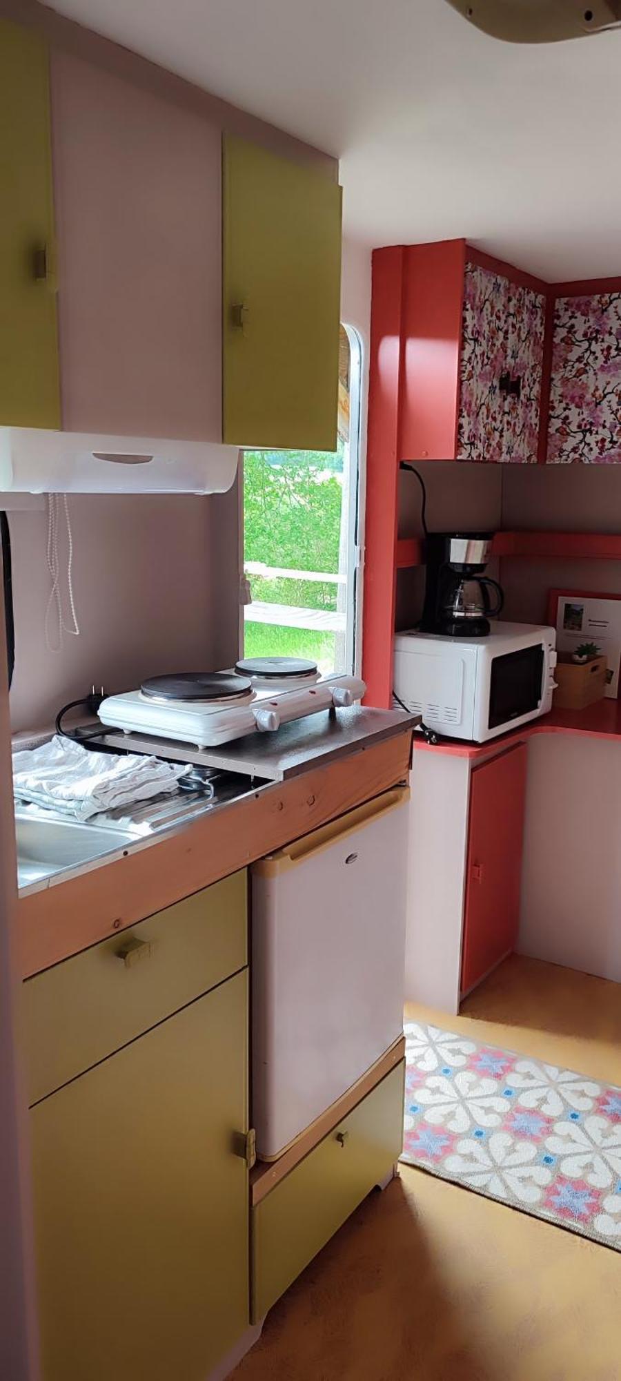 Camping Carazen , Caravane Chauffée